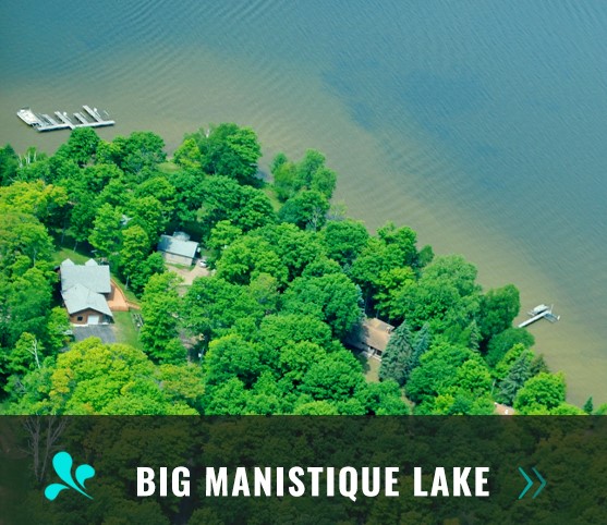 Big Manistique Lake waterfront resort Big Manistique Lake
